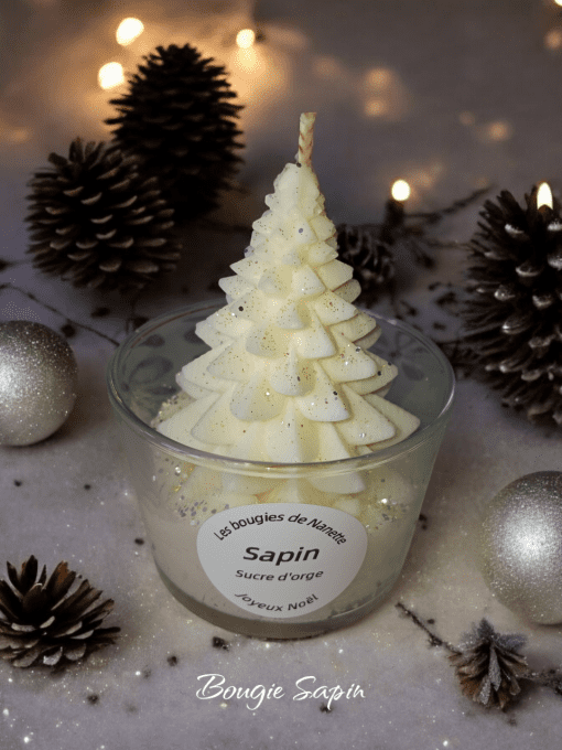 Bougie Sapin blanc